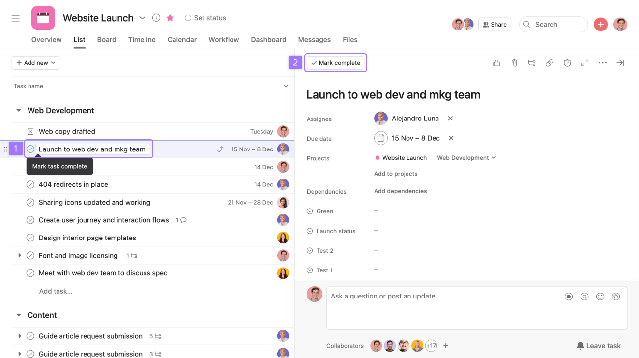 how to add fields to a task in asana